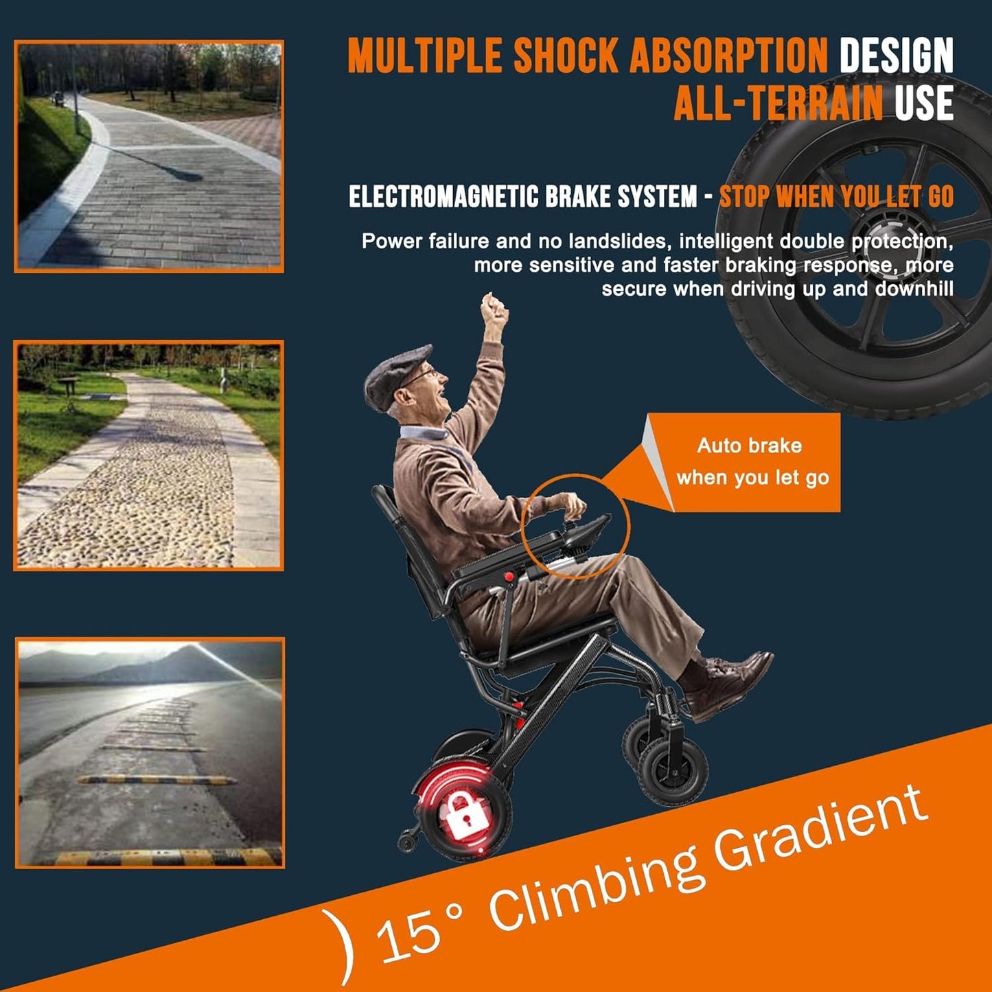 Electric Wheelchair Foldable And Portable For The Elderly Multifunctional Lithium Battery Scooter Disabled