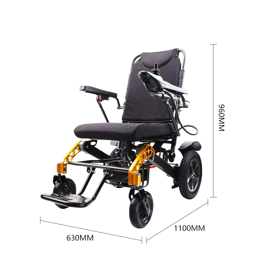 Folding Aluminum Electric Wheelchair for Adults & Disabled Portable Airline Approved