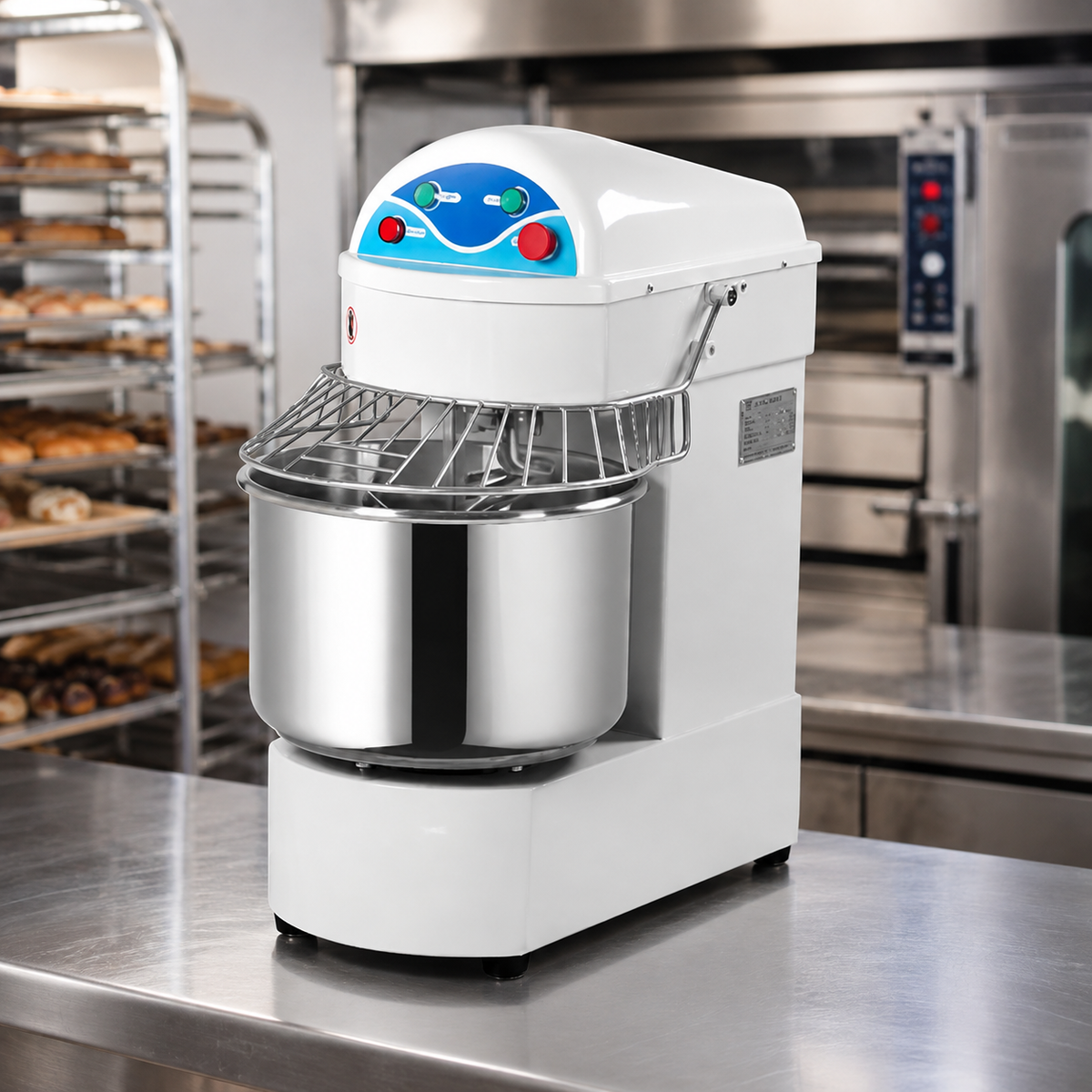 DH-20A Spiral Mixer 20L Commercial Dough Mixer – Stainless Steel Italian Technology