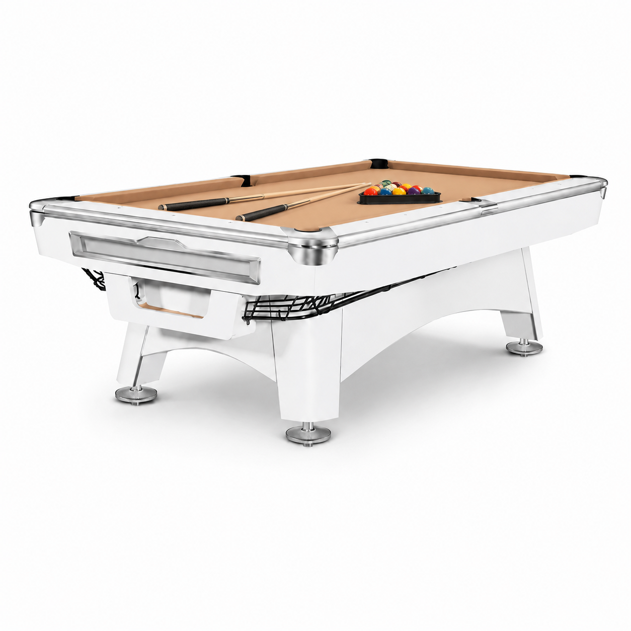 9-6-2 Imperial Billiard Table with Solid Maple Wood Frame & Moorj 900 Felt