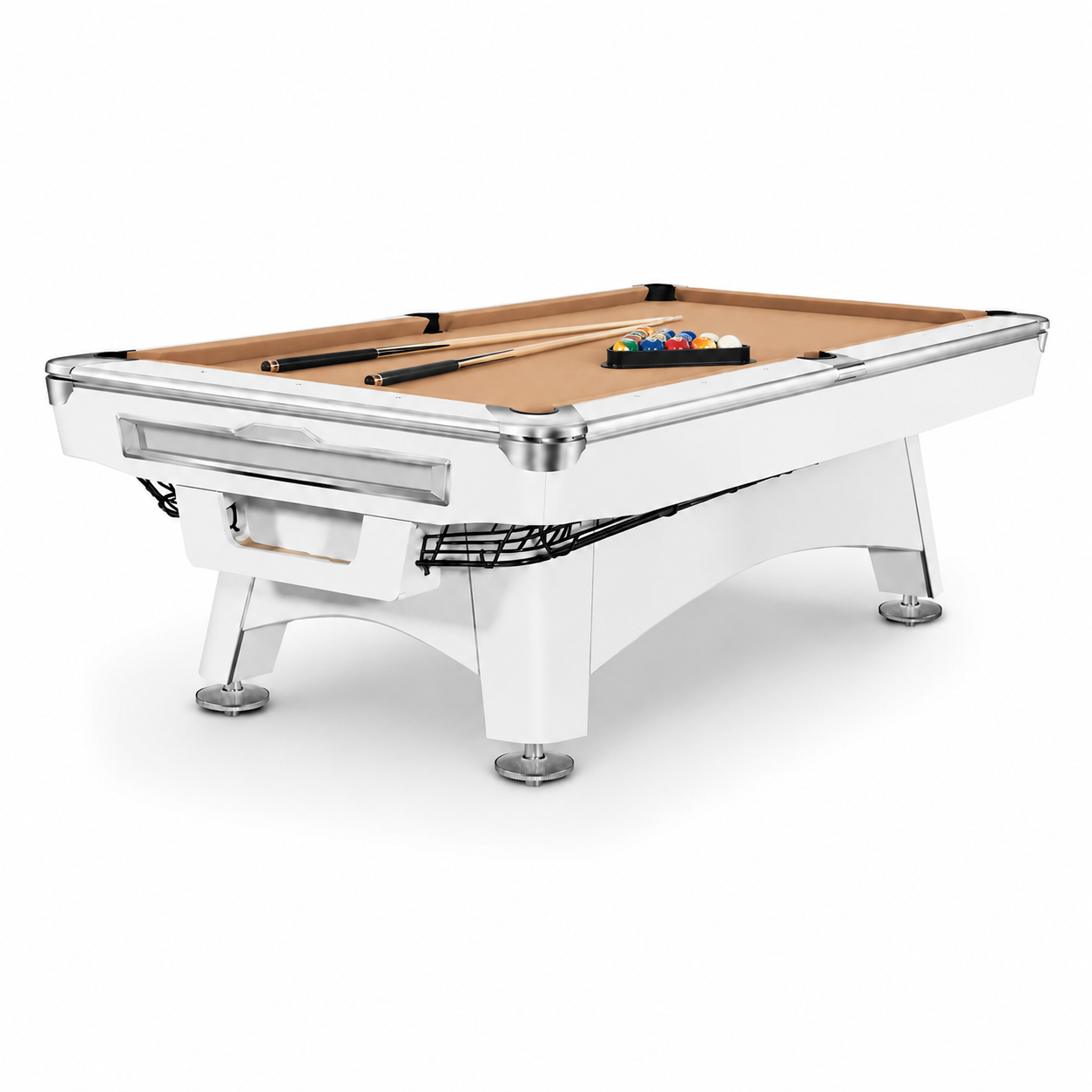 9-6-2 Imperial Billiard Table with Solid Maple Wood Frame & Moorj 900 Felt