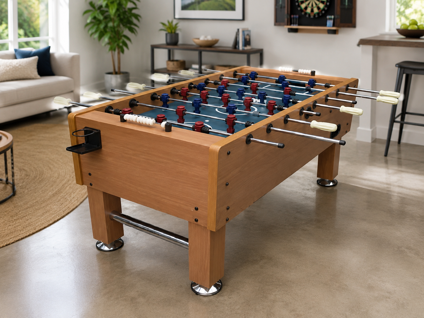 ST-21 Soccer Table with MDF Playfield & Chromium Steel Rods