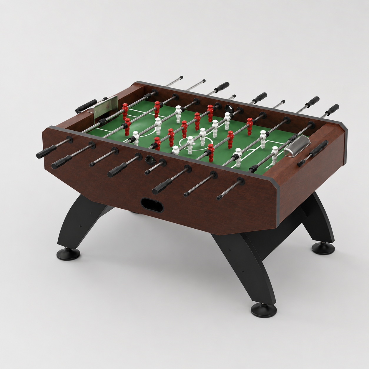 ST111 Foosball Table Compact MDF Home Soccer Table with Adjustable Legs