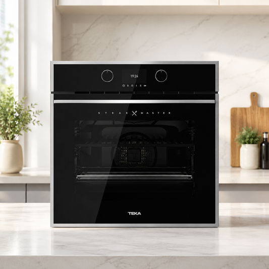 Teka SteakMaster BK-SS Built-In Pyrolytic Oven – 63L, 700°C SteakGrill, 13 Functions & Cast Iron Steak Grid