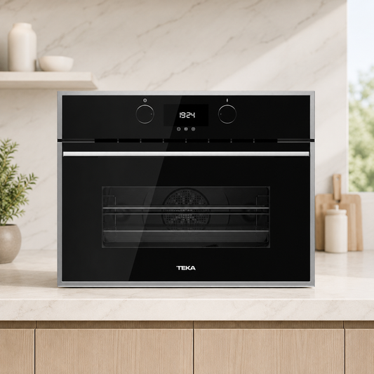 Teka HLC 844 C 45cm Compact Built-In Oven with Microwave – 40L, 1000W, 11 Functions & HydroClean