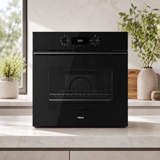 Teka HLB 8400 FBK 70L FullBlack Built-In Multifunction Oven – 9 Functions, SurroundTemp & HydroClean