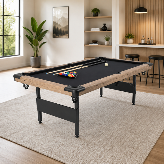 7ft Portable Foldable Pool Billiard Tables With Full Set of Accessories for Kids and Adults