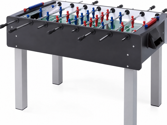Match Football Table Black | Indoor Foosball Table for Home & Commercial Use.