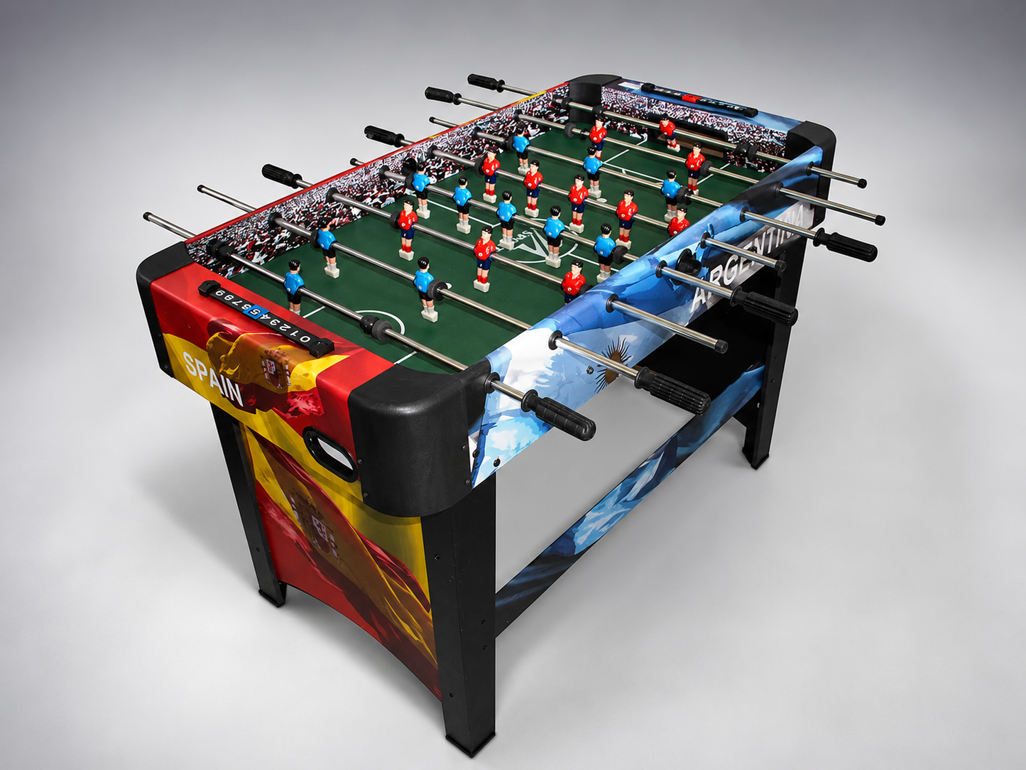 Limited Edition Sport Spain vs Argentina Foosball Soccer Table for Kids | Indoor Football Game Table