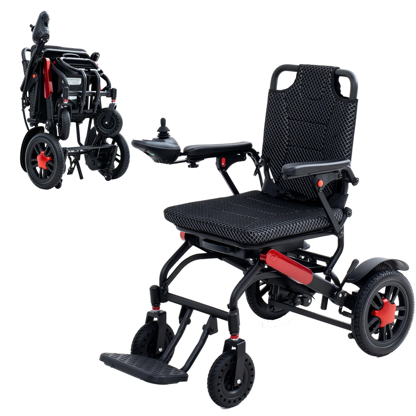 Electric Wheelchairs for Adults Foldable 21kg Lightweight Frame Airline Approval