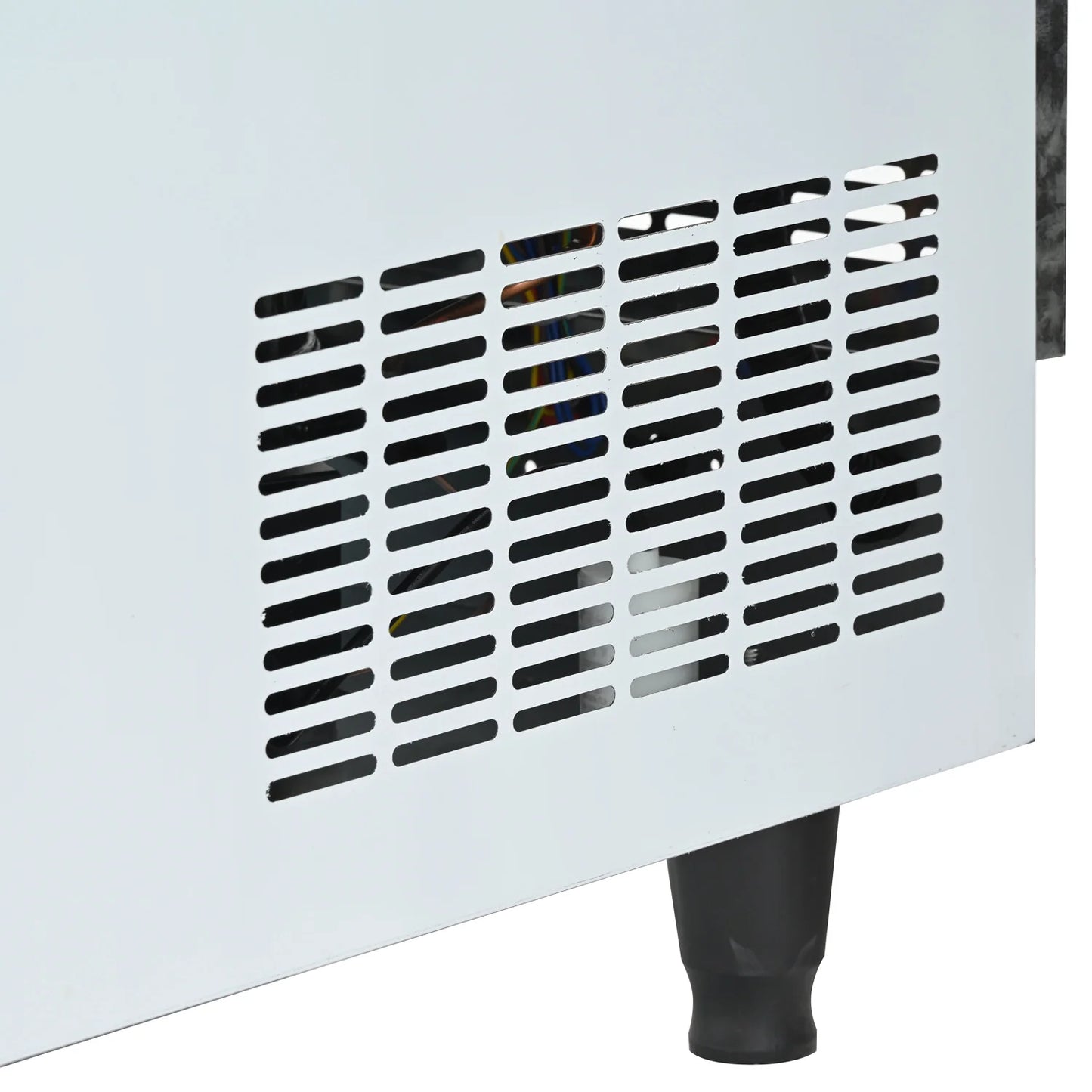 Commercial Ice Maker Machine, 240KGS/24H Stainless Steel under Counter Ice Machine with 45KGS Ice Storage Capacity, for/Restaurant/Bar/Coffee Shop