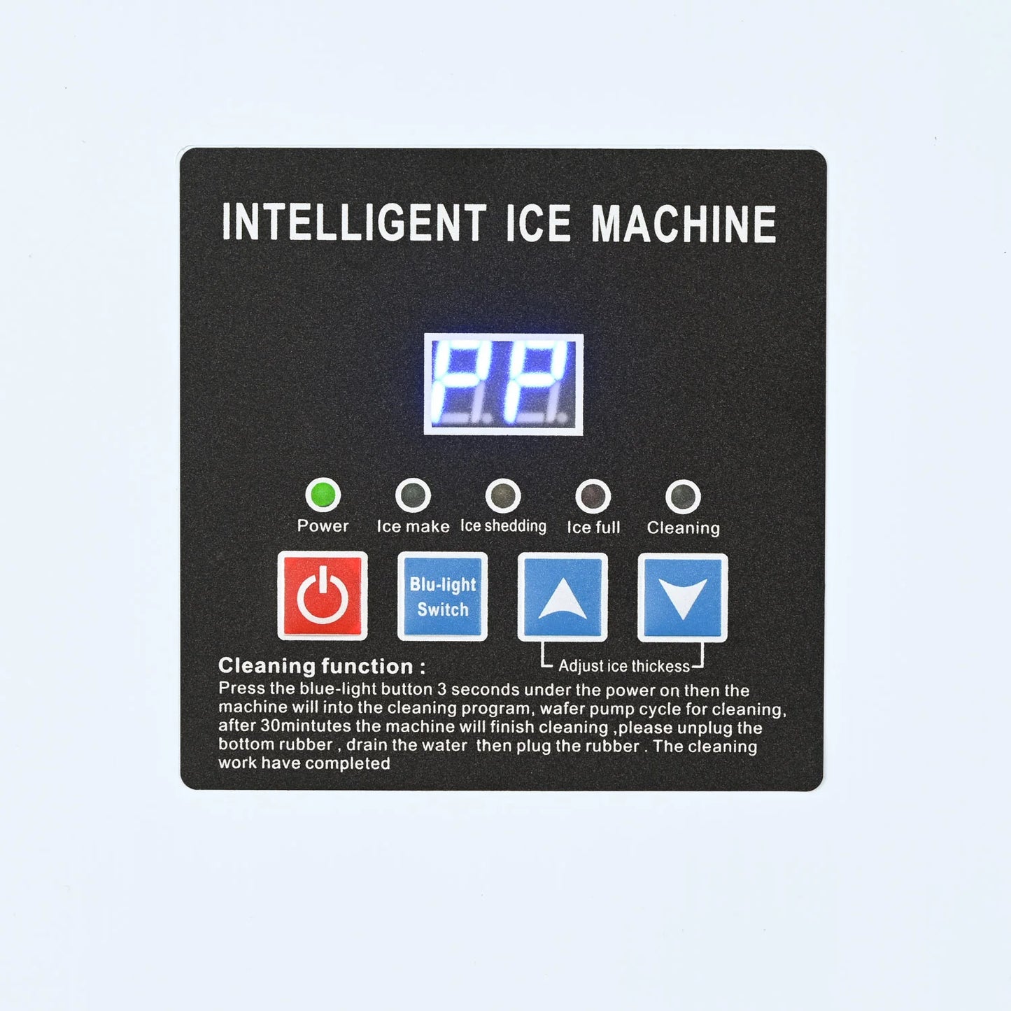 Commercial Ice Maker Machine, 240KGS/24H Stainless Steel under Counter Ice Machine with 45KGS Ice Storage Capacity, for/Restaurant/Bar/Coffee Shop
