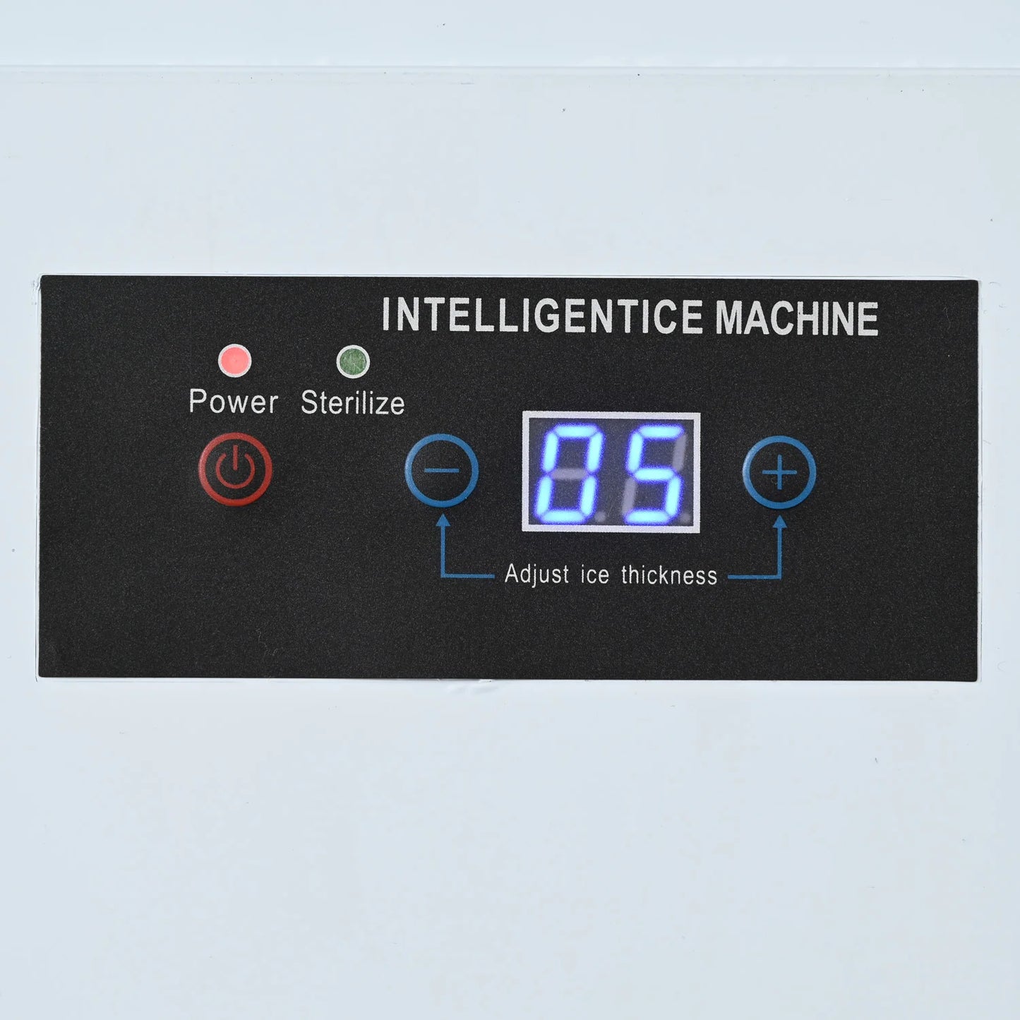 Integrated Ice Maker Machine, 70-80KGS/24H Stainless Steel Under Counter ice Machine with 12KGS Ice Storage Capacity, Freestanding Ice Maker