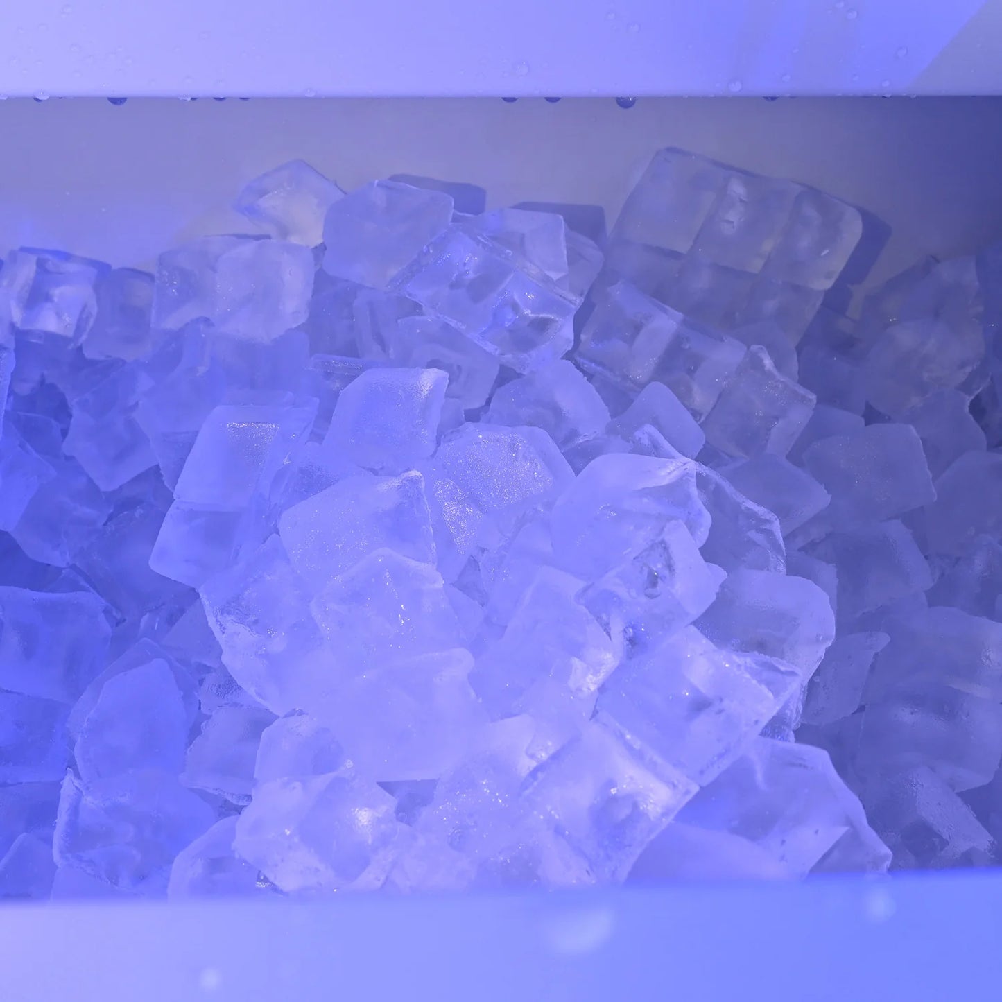 Integrated Ice Maker Machine, 70-80KGS/24H Stainless Steel Under Counter ice Machine with 12KGS Ice Storage Capacity, Freestanding Ice Maker