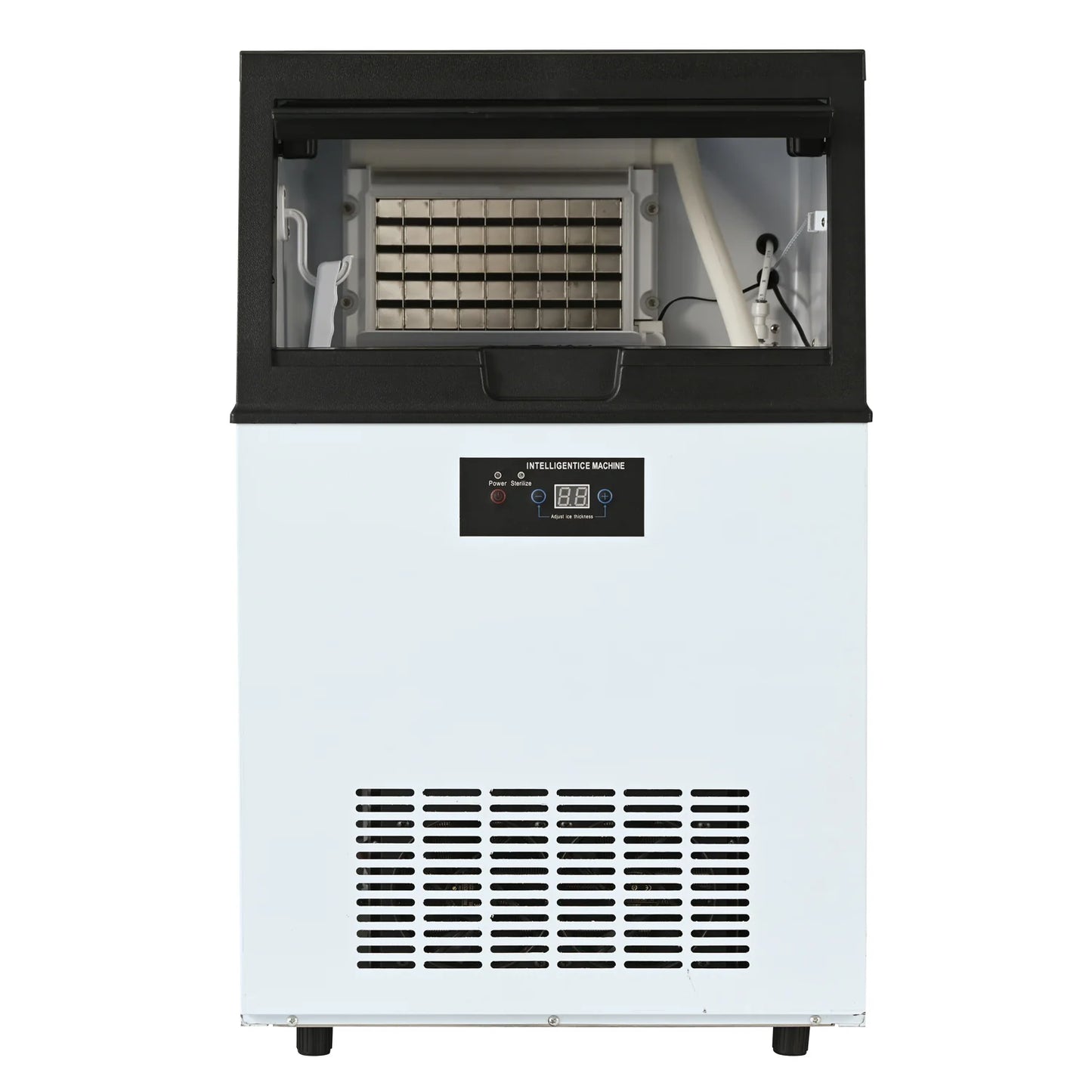 Commercial Ice Maker-120-130KG/day Large Capacity, 65 Ice Cubes are Made in 15 Minutes