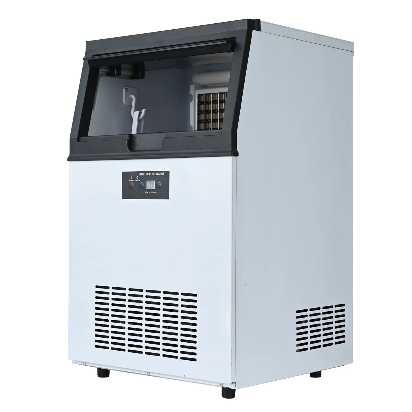 Commercial Ice Maker-120-130KG/day Large Capacity, 65 Ice Cubes are Made in 15 Minutes