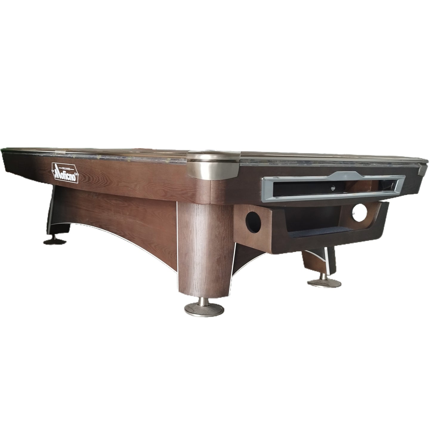 Professional Solid Wood Billiard Table 9FT Pool Table with Quality Slate and Solid Woods for Club