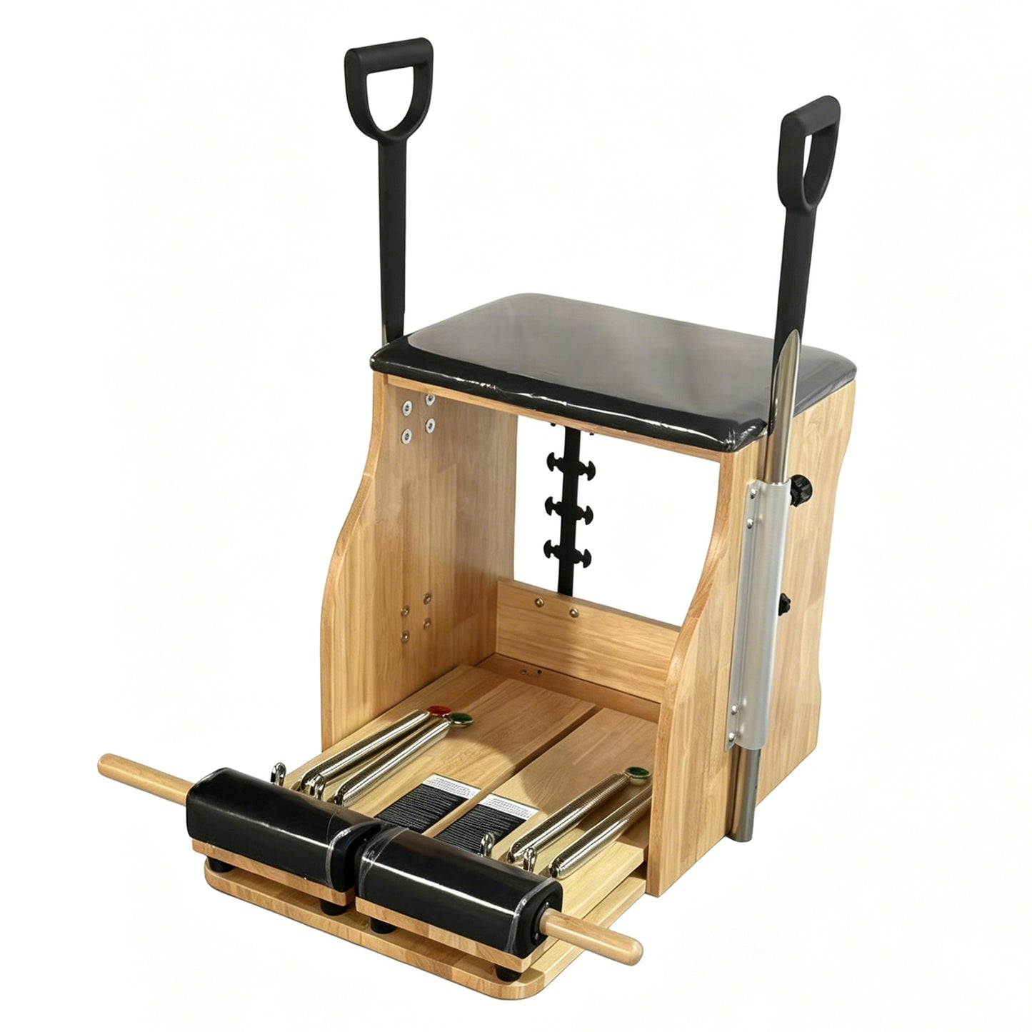 Yoga Pilates Reformer Machine Equipment Fitness Combo Stability Chair Wood Pilates Chair Wunda Chair Stable Chair Balance Trainer