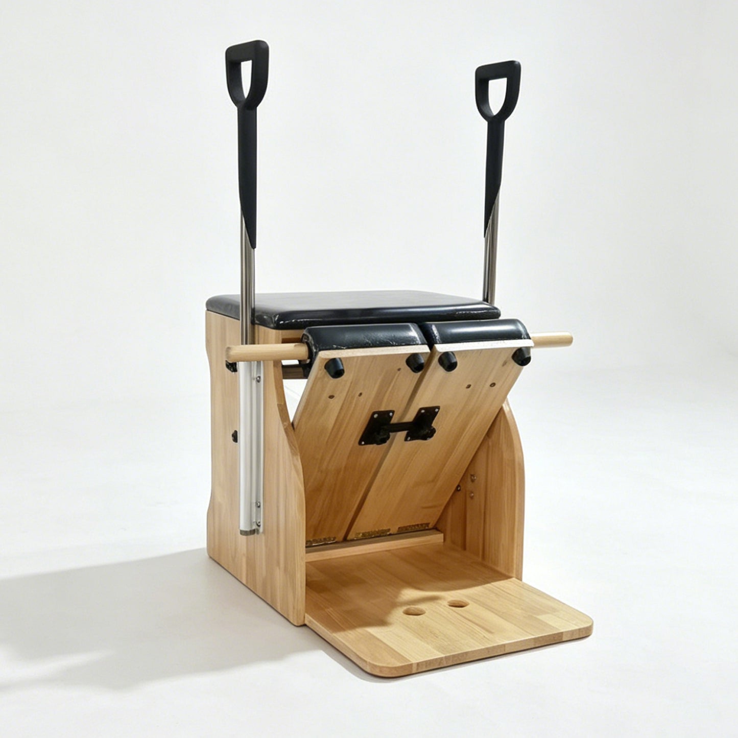 Yoga Pilates Reformer Machine Equipment Fitness Combo Stability Chair Wood Pilates Chair Wunda Chair Stable Chair Balance Trainer