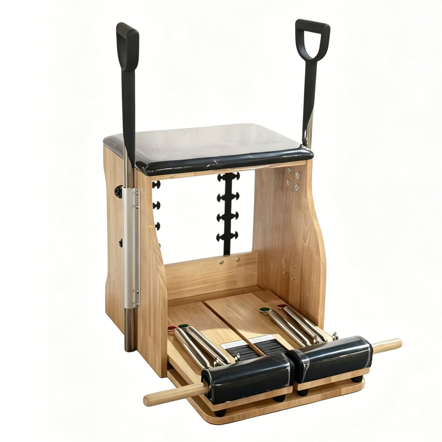 Yoga Pilates Reformer Machine Equipment Fitness Combo Stability Chair Wood Pilates Chair Wunda Chair Stable Chair Balance Trainer