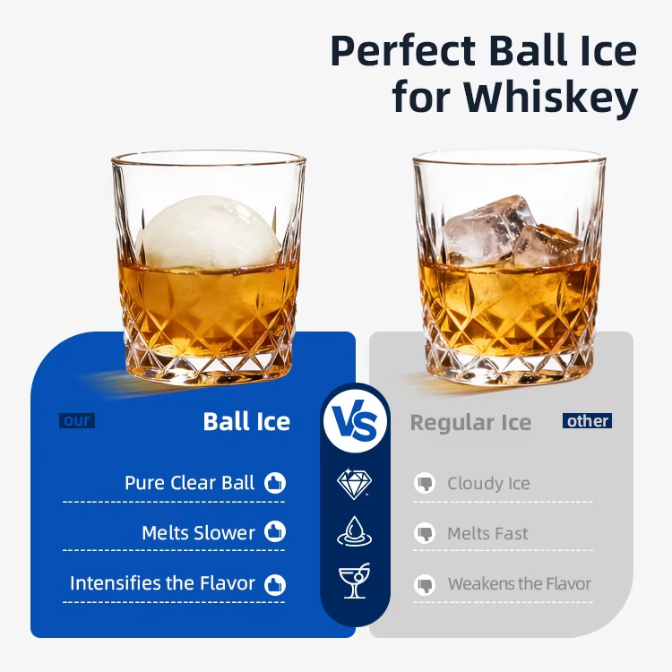 50mm Ice Ball Maker Machine Electric 220V Ice Sphere Maker Whisky Drinking Bar Ice Making Machine