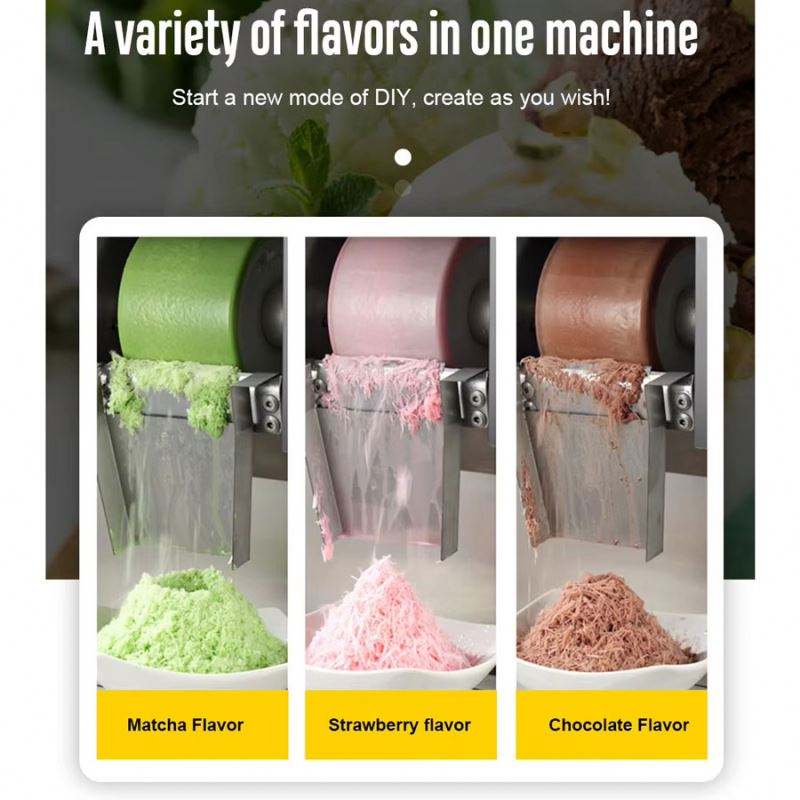 Digital Control Commercial Snowflake ice machine for Snack Bar Ice Cream Shop