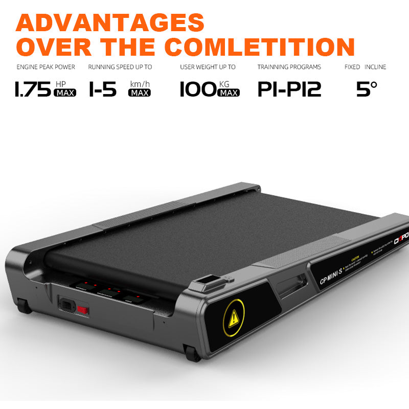 Most Advance ZYP-MINIS MINI Electric Curved Treadmill Home Office Exercise Fitness Walking Pad