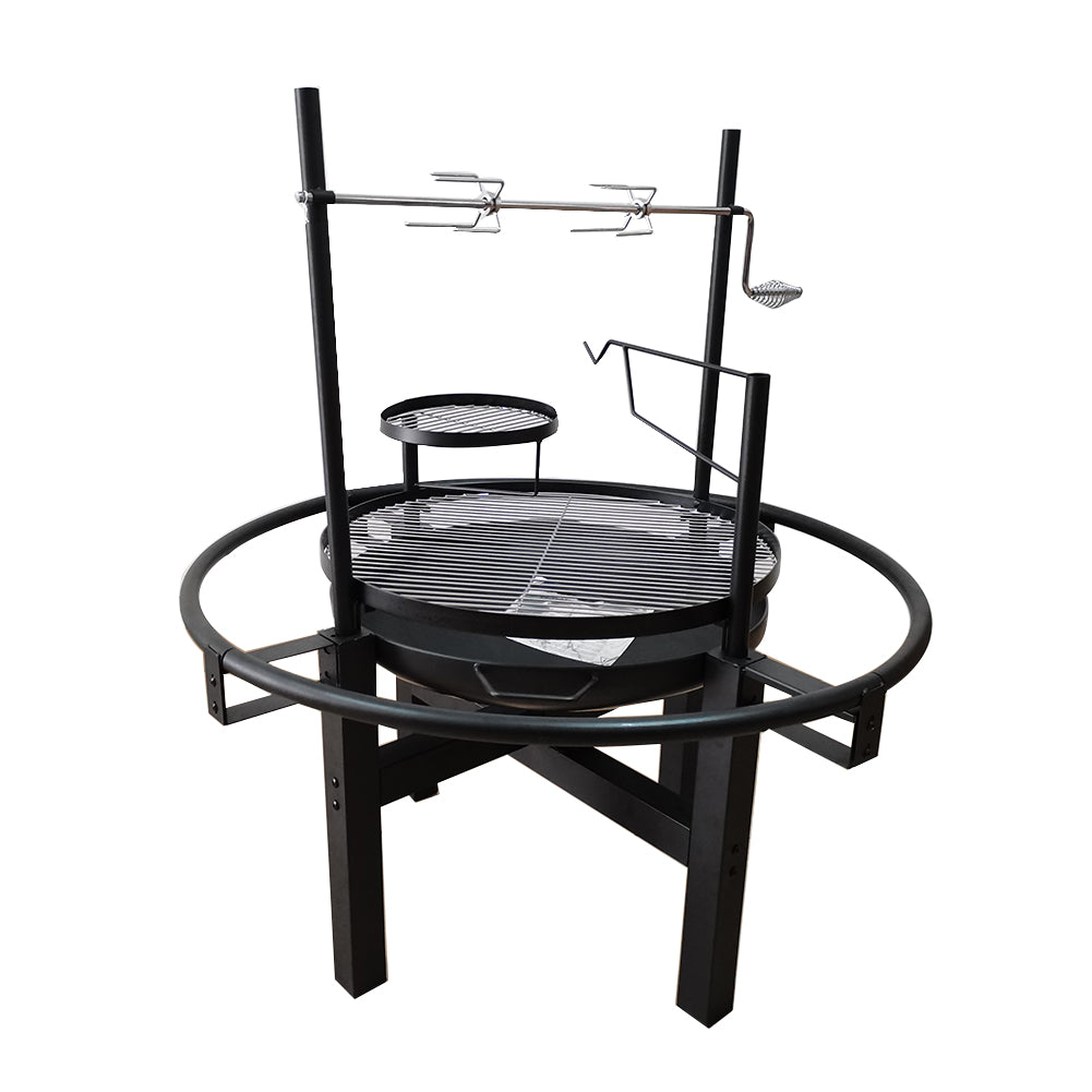 Multifunction BBQ Grill Rotisserie Grill Custom Support Fire Black High Quality and Good Price Steel Indoor and Outdoor NSU-1-SRK