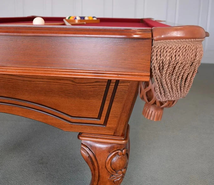 8-3 Pro Billiard Table TE-8-3 with Maple Wood Frame, Natural Slate & K55 Cushions