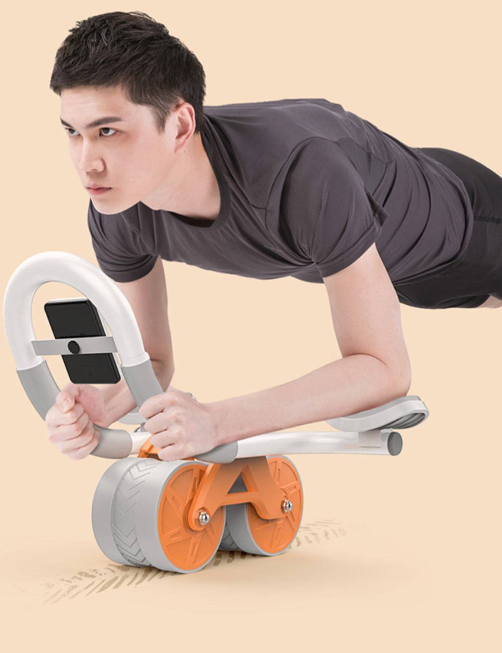 COOLBABY JFQ01 Plank Abdominal Wheel, Ab Roller Wheel With Elbow Support ，Equipment For Abdominal & Core Strength, Ab Workout-JFQ - COOL BABY