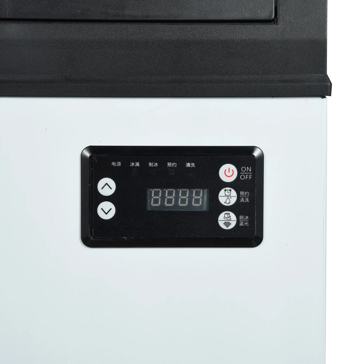 Bottled Water or Tap Water Ice Maker Machine, 40-50kg in 24H Stainless Steel Under Counter ice Machine with 17.6lbs Ice Storage Capacity, Freestanding Ice Maker.