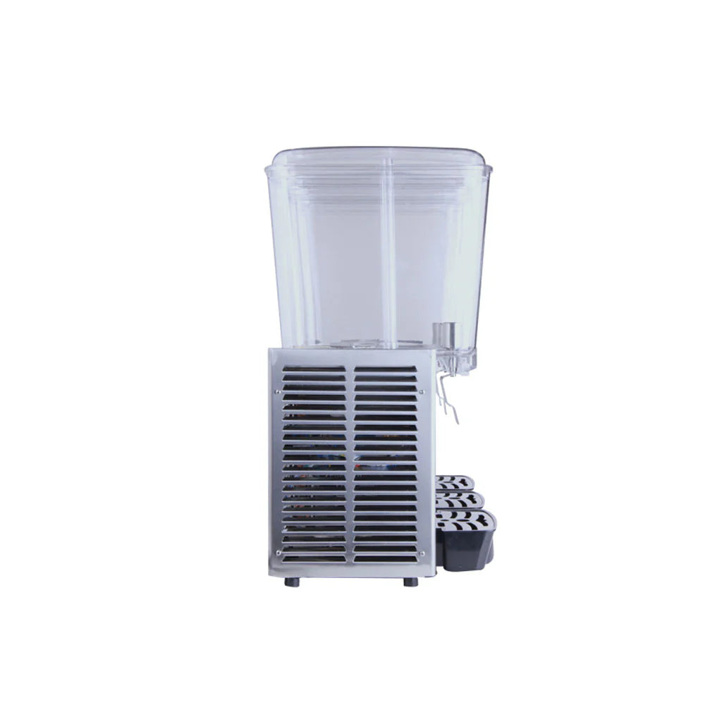 Commercial 3-Tank Beverage Dispenser 3×18L – 520W Cold Juice Machine