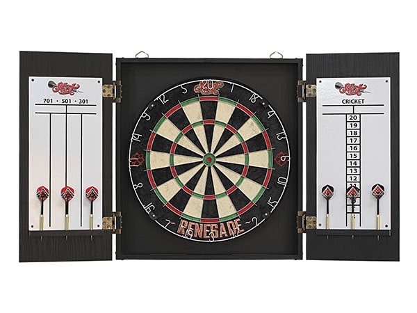 Shot Darts Renegade Dartboard & Cabinet Set