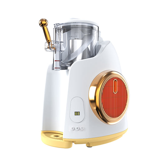 Automatic Quart Ice Cream Maker Machine with Built in Compressor Soft Serve for Home Party Ice Storage Capacity 1.5 Quart Automatic Ice Cream Maker Home Party Soft Serve with Built-in Compressor for Ice Cream Syrup Fruit Milk 220v/50Hz