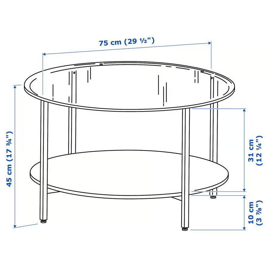 Modern Round Glass Table – Sleek & Stylish Design Tempered Glass Round Table – Perfect for Dining or Living Room Orbit Round Glass Table – Sleek Urban Style