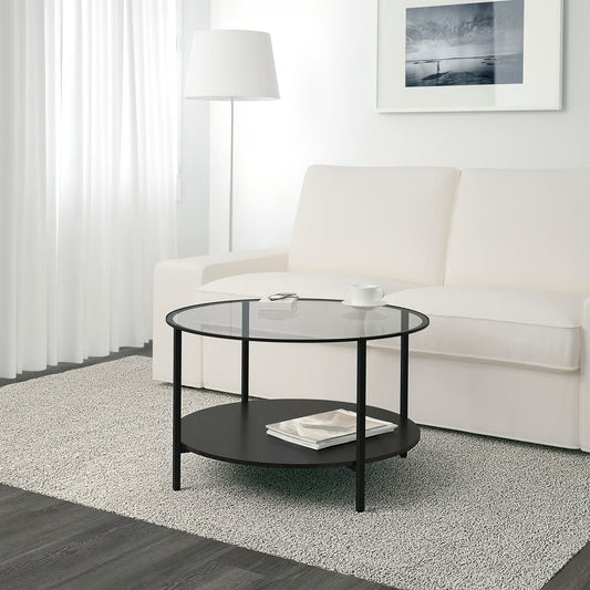 Modern Round Glass Table – Sleek & Stylish Design Tempered Glass Round Table – Perfect for Dining or Living Room Orbit Round Glass Table – Sleek Urban Style
