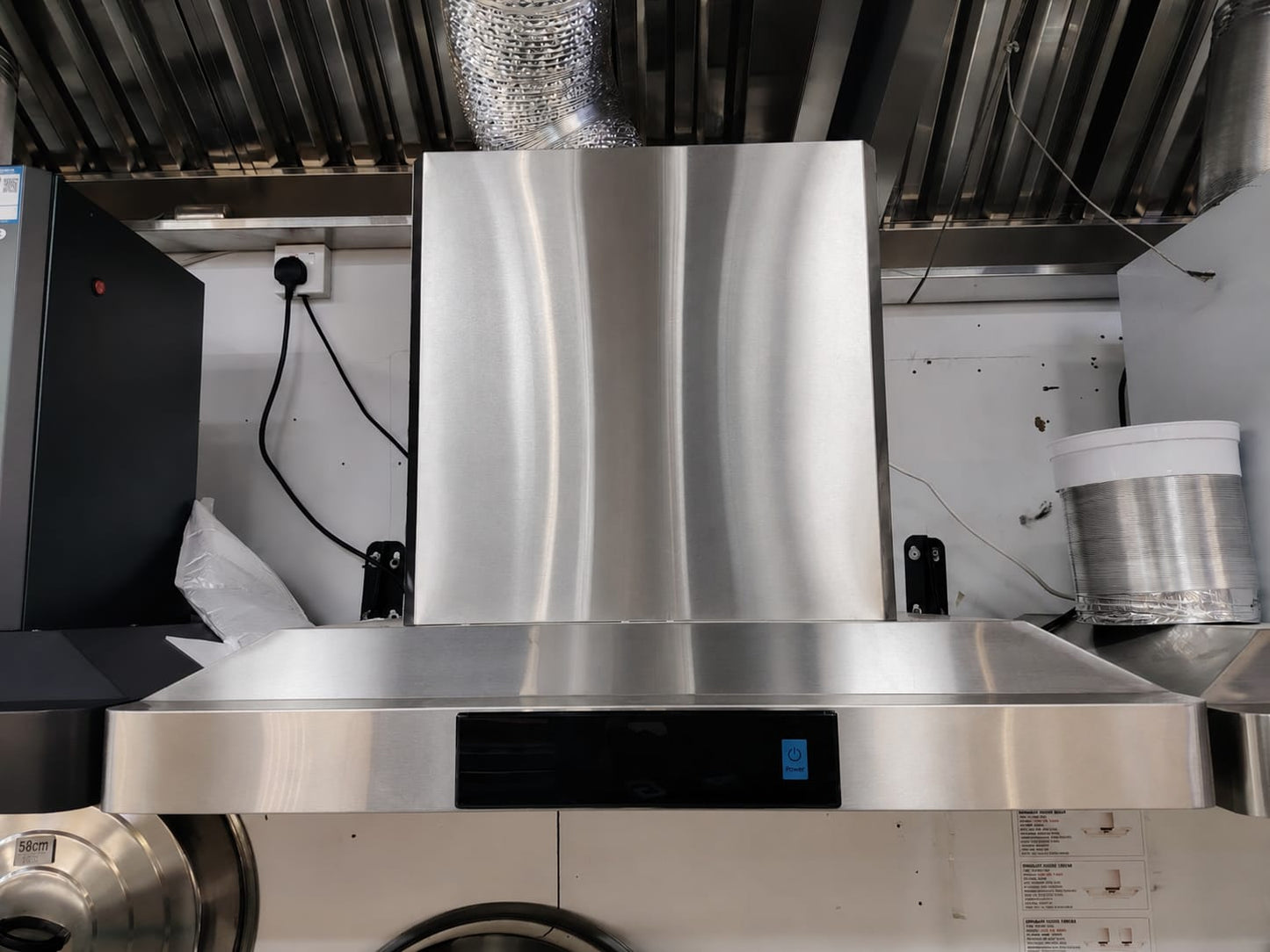 Speed Motor High Power Commercial Range Hood