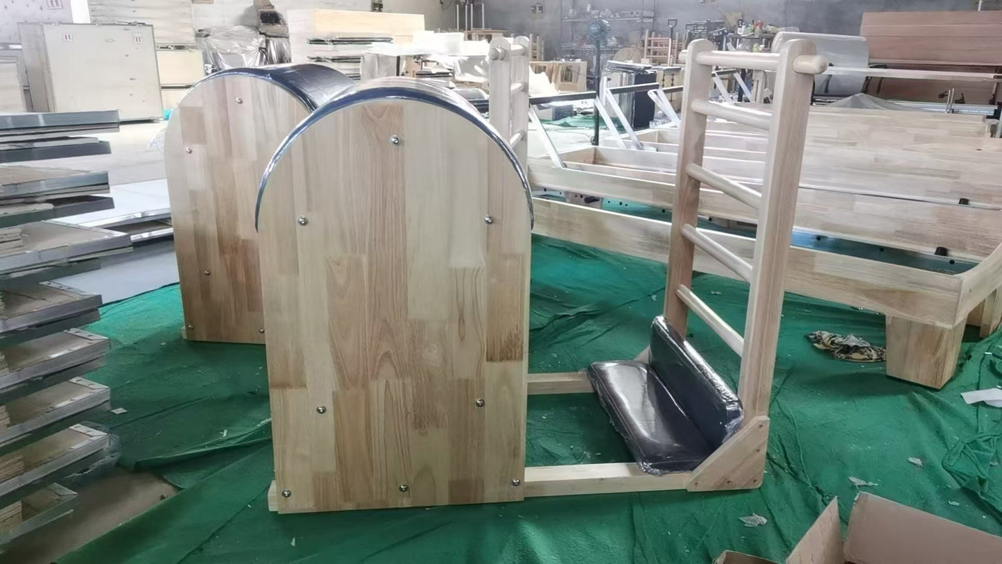 COOLBABY SSZ-TT Pilates Reformer Solid Wood Ladder Barrel Yoga Body Shaping