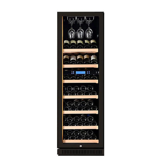 Dual Temperature Wine Cabinet & Beverage Cooler – 5–12°C / 5–22°C Frost-Free Wine Refrigerator with LED Shelves