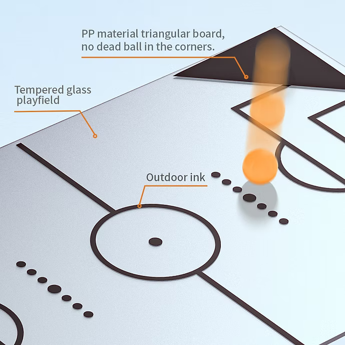Tournament-Style Foosball Table with Precision Gameplay Foosball Table Designed for Enhanced Stability and Control