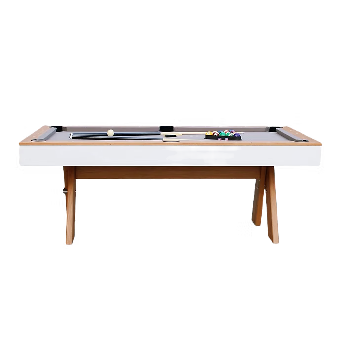 3 in 1 Professional Modern Billiard Pool Table with Premium Blue Felt Luxury Commercial Pool Table for Home & Club Use