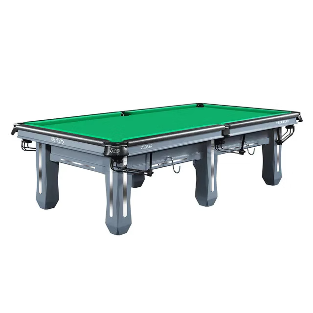 High-End Professional Pool Table for Game Rooms Grade Pool Table with Sleek Finish