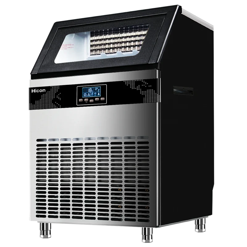 Commercial Ice Maker Machine 120KG / 150KG / 200KG per Day – Fully Automatic Cube Ice Machine with 40KG Storage for Restaurants, Cafes & Hotels