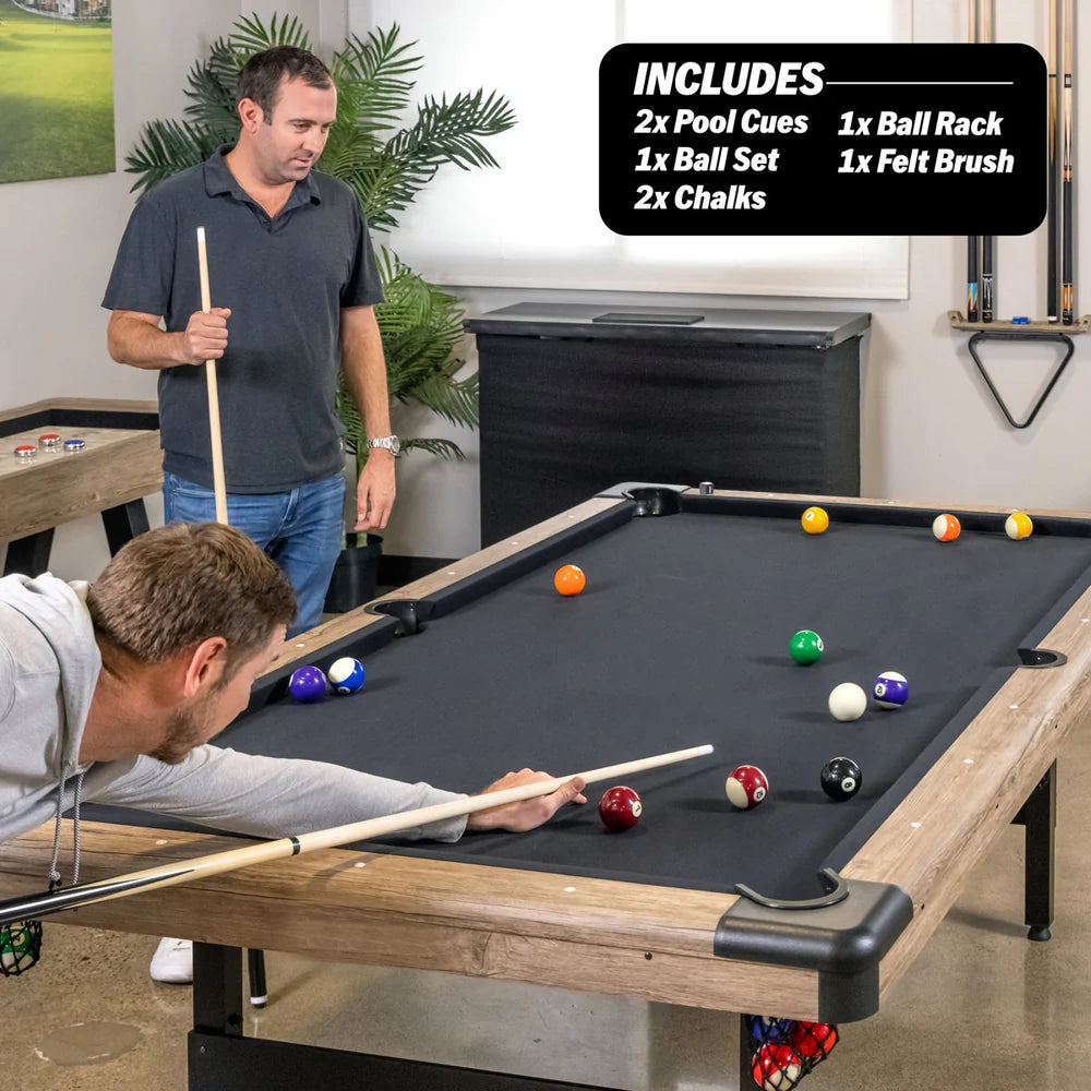 7ft Portable Foldable Pool Billiard Tables With Full Set of Accessories for Kids and Adults
