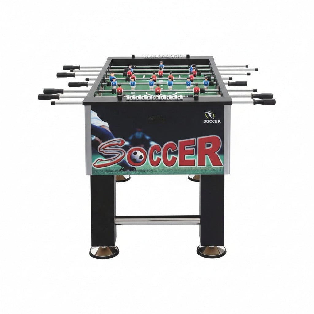 ST101A Funky Design Foosball Table 5FT MDF Soccer Table with Chrome Steel Rods