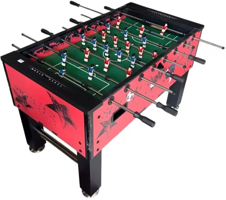 GCC MALL ST-3030 Soccer Table Half K/D – 140cm Foosball Table for Home & Game Room