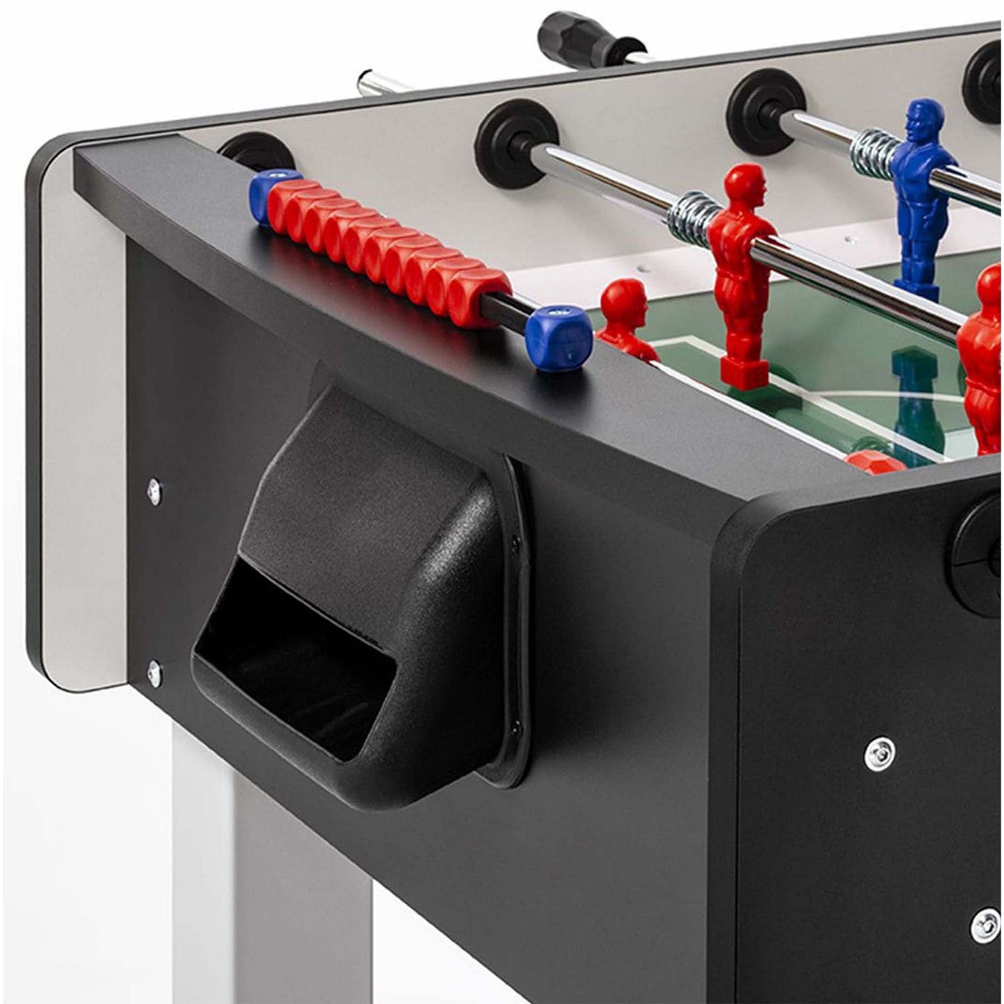 Gcc Mall Match Foosball Table Black Edition 22mm MDF Football Table with Tempered Glass Playfield