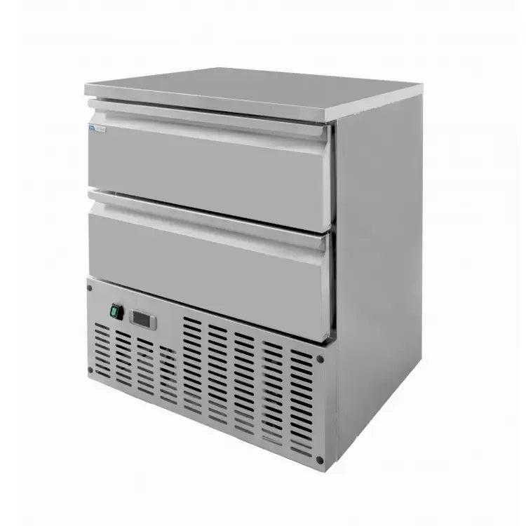 SOFUC-65 FE DR2 Commercial Under Counter 2 Drawer Freezer | 218L Stainless Steel GN 1/1 Freezer