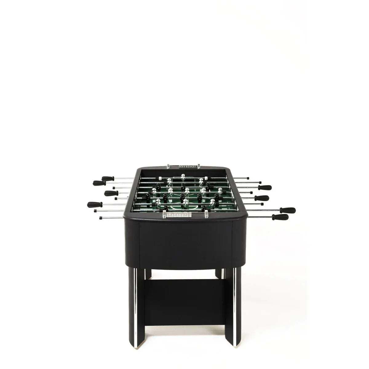 Steel Chromed Foosball Soccer Table | Modern MDF Football Game Table 125 x 145 x 90 cm