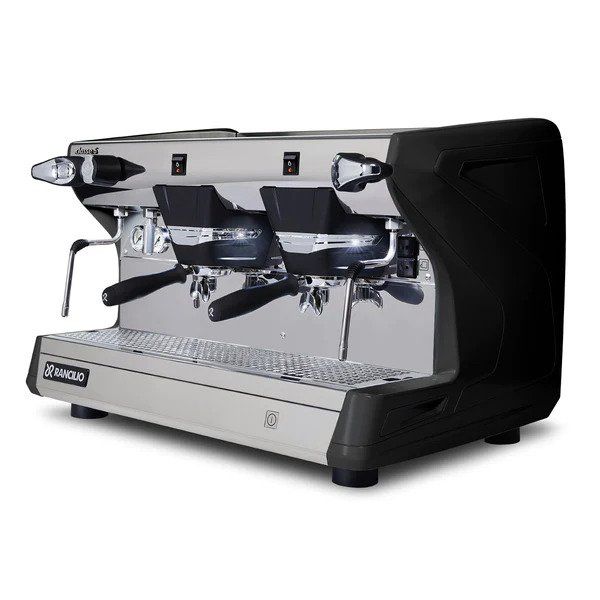 Professional Espresso Machine – For Home or Commercial Use High-Performance Espresso Coffee Maker – Precision Brewing Rancilio Classe 5 S 2 Group Semi Automatic Espresso Machine, Black